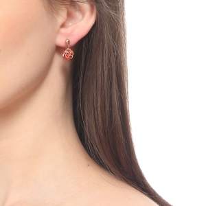 Crystal Heart on Red