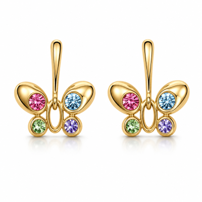 Rainbow Butterfly on Colors