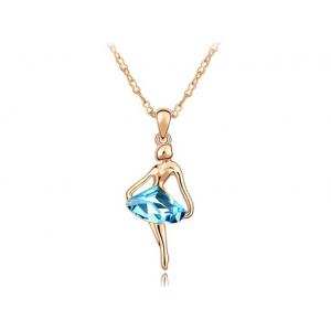 Ballerina pink on Blue